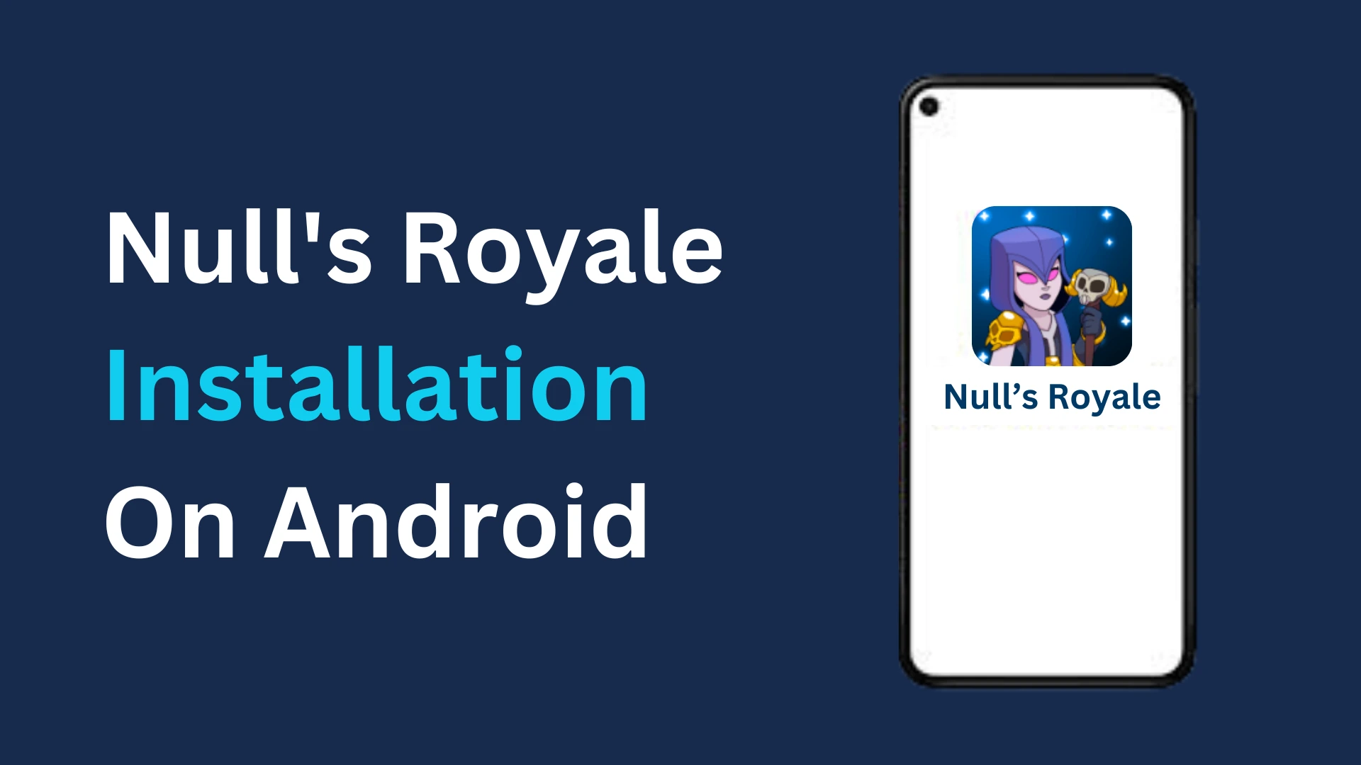 Nulls royale Installation